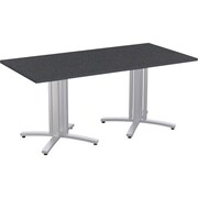 SPECIAL-T Conference Table, Rectangle, 2Legs, 36inx72in29in, BK SCTS4XRT3672GN